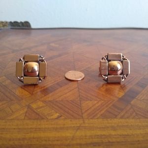 Vintage Renoir Modernist Copper cufflinks.*UNISEX*